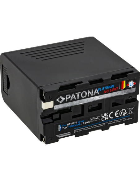 NP-F970 Platinum con PD20W  USB-C