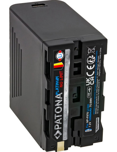 NP-F970 Platinum con PD20W  USB-C