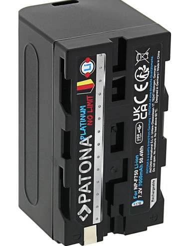NP-F750 Platinum 7.2 V 4400 mAh con porta USB-C