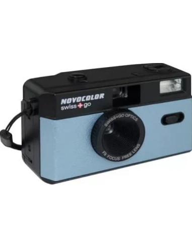 SWISS-GO Photo Camera Novocolor 35mm Ananlogica Blu