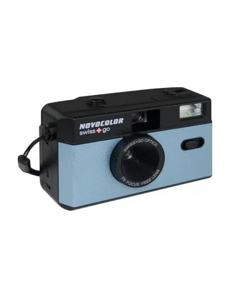 SWISS-GO Photo Camera Novocolor 35mm Ananlogica Blu
