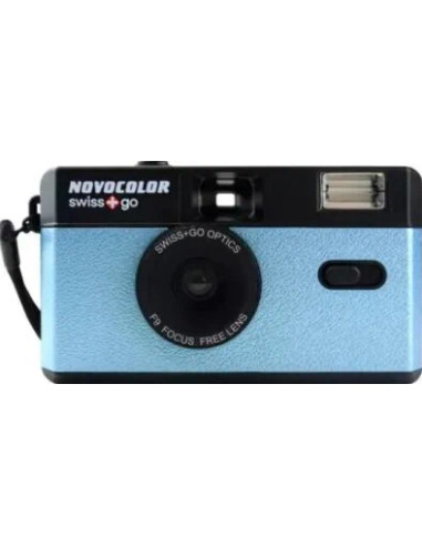 SWISS-GO Photo Camera Novocolor 35mm Ananlogica Blu