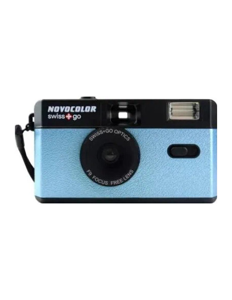 SWISS-GO Photo Camera Novocolor 35mm Ananlogica Blu