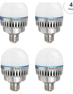 Kit Pavo Bulb 10C RGBWW 4 Pezzi + Accessori