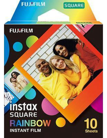 Pellicola per istantanee per Instax Square SQ10/SQ6/SQ1 Rainbow 10 pezzo(i) 86 x 72 mm
