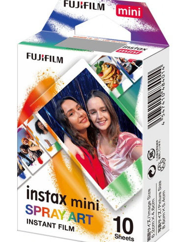 Instax MINI Spray Art Film Multicolore