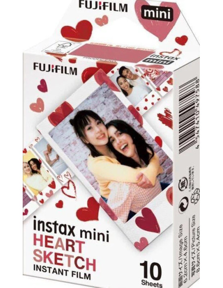 Pellicola Instax Mini HEART SKETCH (10 pellicole)