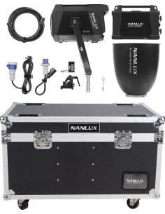 EVOKE 2400B Bi-Color FCK Kit Flight Case con riflettore 45°