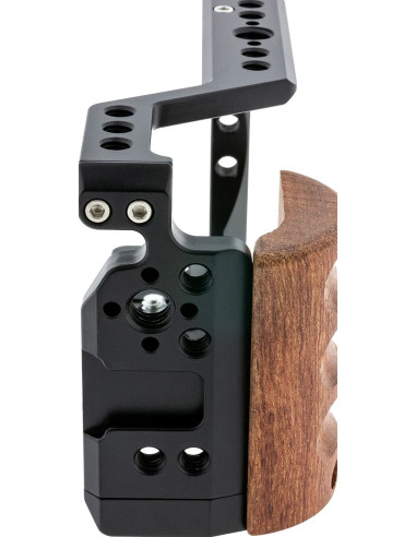 Cage Sony ZVE-10 custodia per macchine fotografiche 1/4, 3/8" Nero, Legno