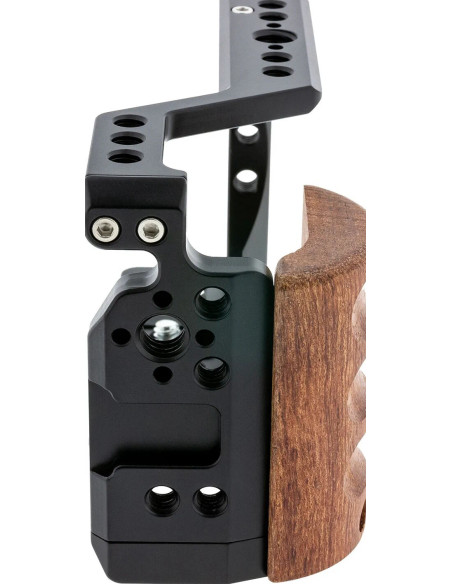 Cage Sony ZVE-10 custodia per macchine fotografiche 1/4, 3/8" Nero, Legno