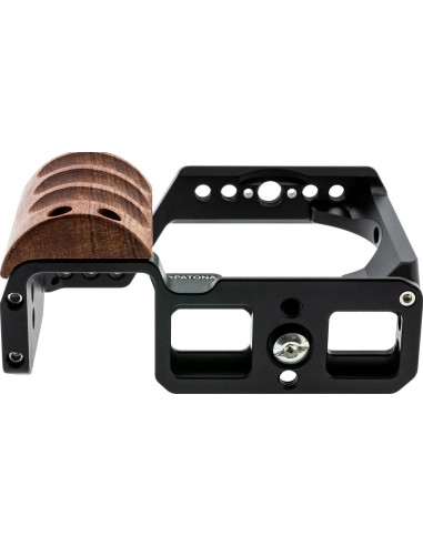 Cage Sony ZVE-10 custodia per macchine fotografiche 1/4, 3/8" Nero, Legno