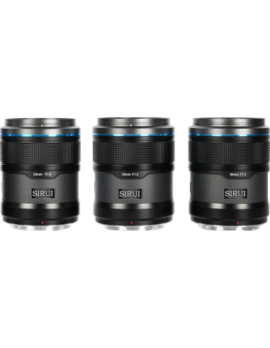 Set Sniper APS-C AF Fuji X f/1.2 (23mm, 33mm, 55mm) Nero