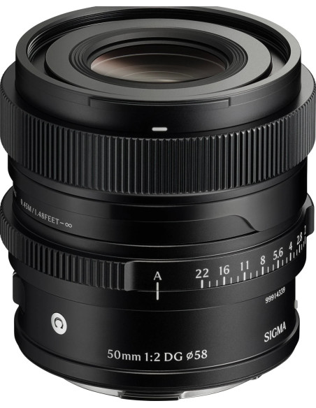 50mm f/2 DG Contemporary L-Mount - Nero i-Series