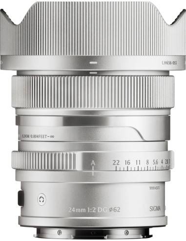 24mm f/2 DG Contemporary L-Mount - Silver i-Series