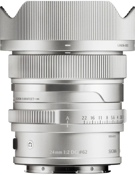 24mm f/2 DG Contemporary L-Mount - Silver i-Series