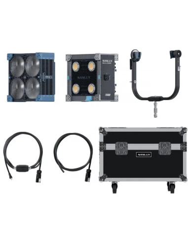 MATRIX 2500B LED BI-COLOR MULTI-SOURCE SPOT LIGHT WITH FLIGHT CASE