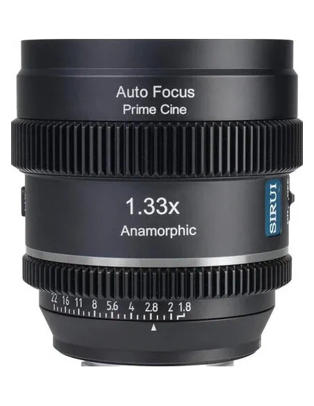 20mm t/1.8 1.33X S35 AF Anamorphic Sony E-Mount Neutral Flare