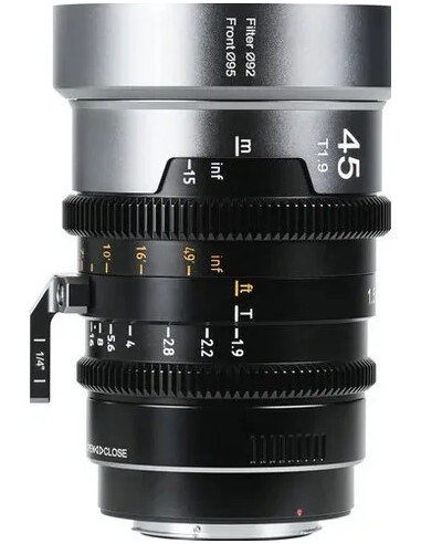 IronStar 45mm t/1.9 1.5X Anamorphic Full Frame Cine Blue Flare EF/PL