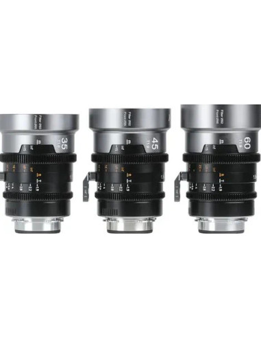Set IronStar t/1.9 1.5X Anamorphic Full Frame Cine (35mm,45mm,60mm) Blue Flare EF/PL