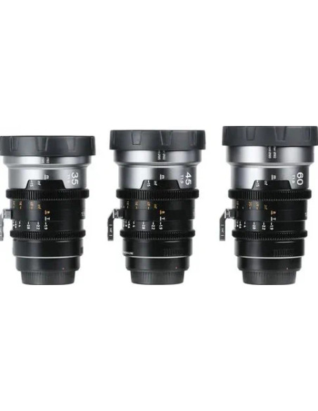 Set IronStar t/1.9 1.5X Anamorphic Full Frame Cine (35mm,45mm,60mm) Blue Flare EF/PL