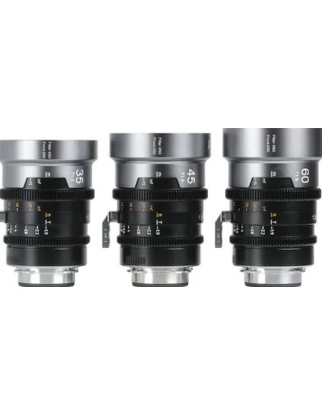 Set IronStar t/1.9 1.5X Anamorphic Full Frame Cine (35mm,45mm,60mm) Neutral Flare EF/PL