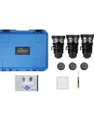 Set IronStar t/1.9 1.5X Anamorphic Full Frame Cine (35mm,45mm,60mm) Neutral Flare EF/PL