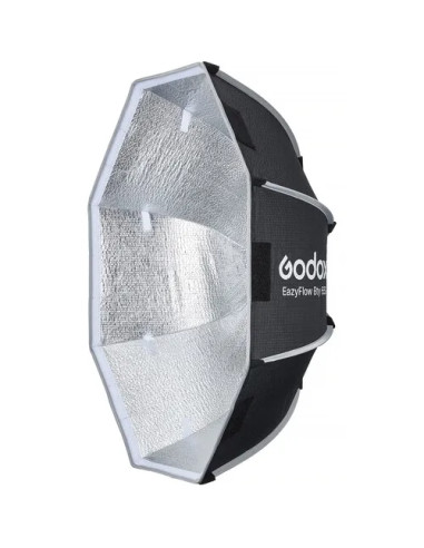 EAZYFLOW BOWENS MOUNT FOLDABLE BEAUTY DISH 65CM (BLACK AND SILVER)