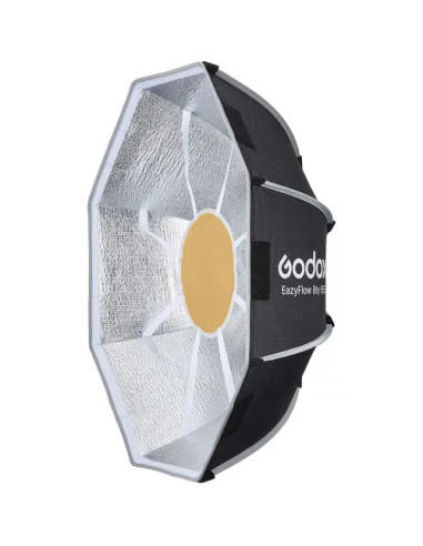 EAZYFLOW BOWENS MOUNT FOLDABLE BEAUTY DISH 65CM (BLACK AND SILVER)