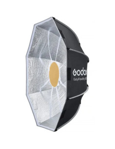 EAZYFLOW BOWENS MOUNT FOLDABLE BEAUTY DISH 85CM (BLACK AND SILVER) 2