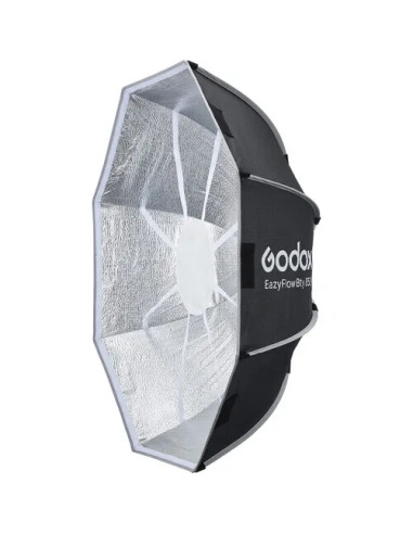 EAZYFLOW BOWENS MOUNT FOLDABLE BEAUTY DISH 85CM (BLACK AND SILVER)
