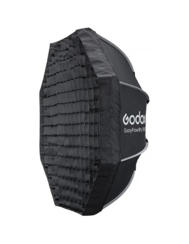 EAZYFLOW BOWENS MOUNT FOLDABLE BEAUTY DISH 85CM (BLACK AND SILVER)