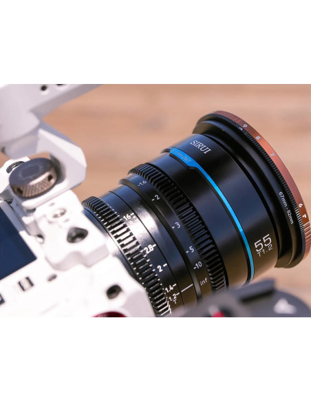 Set Night Walker t/1.2 S35 Cine Canon RF (24mm, 35mm, 55mm) - Metal Gray