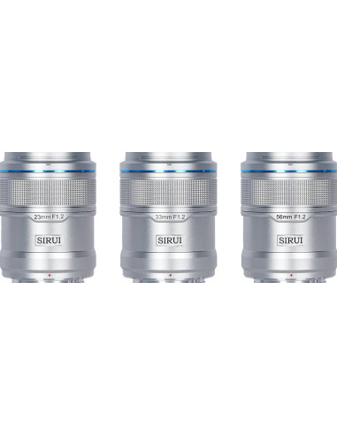 Set Sniper APS-C AF Nikon Z f/1.2 (23mm, 33mm, 55mm) Silver