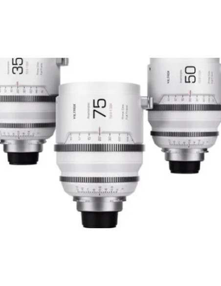 Full Frame Set di Lenti Anamorfiche Epic Series 35+50+75mm Sony E mount T2.0 1.33X, con valigia