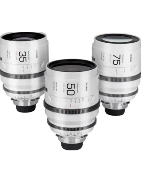 Full Frame Set di Lenti Anamorfiche Epic Series 35+50+75mm Sony E mount T2.0 1.33X, con valigia