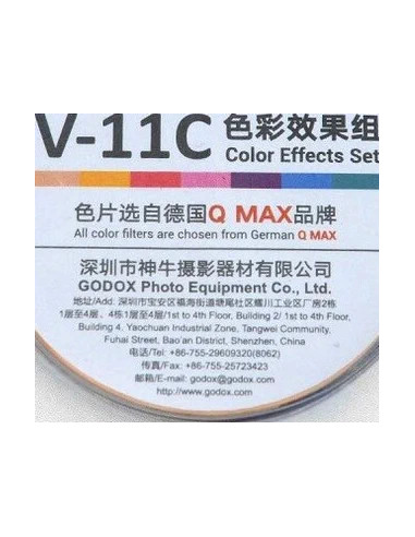 Kit Gelatine Colorate V1 V-11C per Godox V1