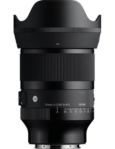 35mm F1.2 DG II Art, Sony-E MILC Obiettivi standard Nero