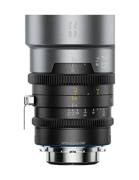 IronStar 75mm t/1.9 1.5X Anamorphic Blue Flare PL / EF