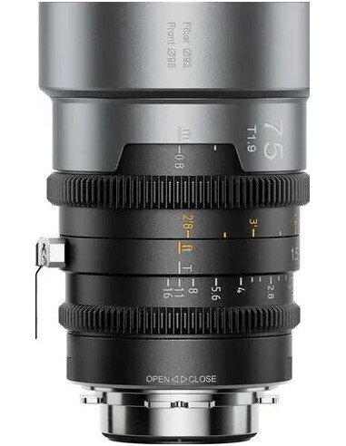 IronStar 75mm t/1.9 1.5X Anamorphic Neutral Flare PL / EF