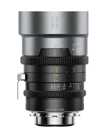 IronStar 75mm t/1.9 1.5X Anamorphic Neutral Flare PL / EF