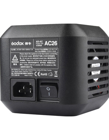 Adattatore AC-26 a rete per AD-600 Pro