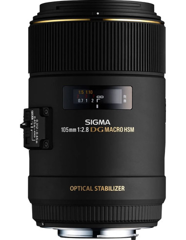105mm f/2.8 EX DG Macro OS HSM Canon stabilizzato