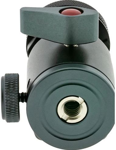 1435 testa per treppiede Nero Alluminio 1/4" Palla (forma)