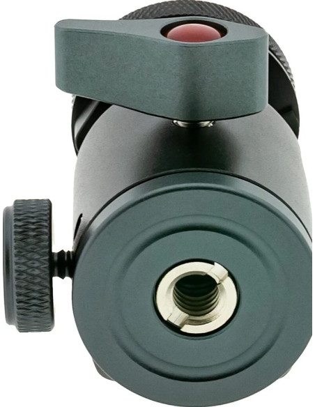 1435 testa per treppiede Nero Alluminio 1/4" Palla (forma)