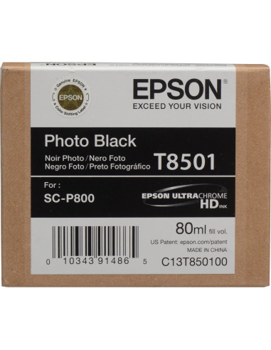 EPSON T8501 PHOTO BLACK 80ML SC-P800