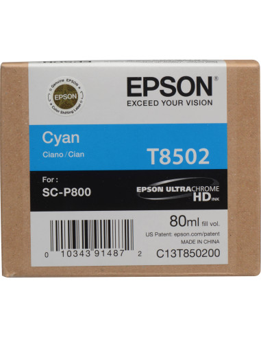 EPSON T8502 CIANO 80ML SC-P800