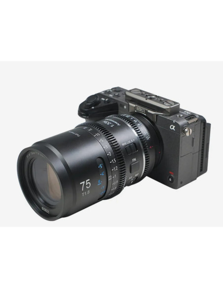 SIRUI ASTRA 75MM T1.8 SONY E-MOUNT NEUTRAL FLARE 1.33X FULL FRAME AUTO FOCUS ANAMORPHIC CINE LENS