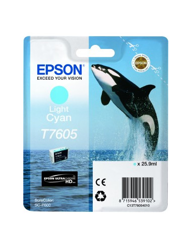 EPSON T7605 LIGHT CIANO XL SC-P600