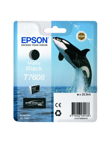 EPSON T7608 MATTE BLACK XL SC-P600