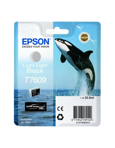 EPSON T7609 LIGHT LIGHT BLACK XL SC-P600